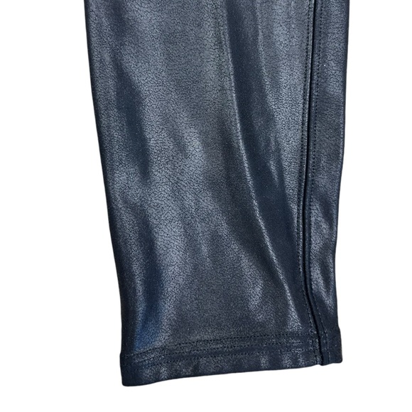 SPANX Shape Faux Leather Leggings Size Large Black - Picture 5 of 9